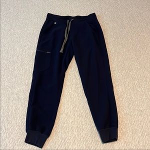 Figs Joggers XS Petite- navy scrub pants